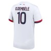 Original Trikotsatz Paris Saint-Germain Dembele 10 Auswärtstrikot 2024-25 Für Kinder